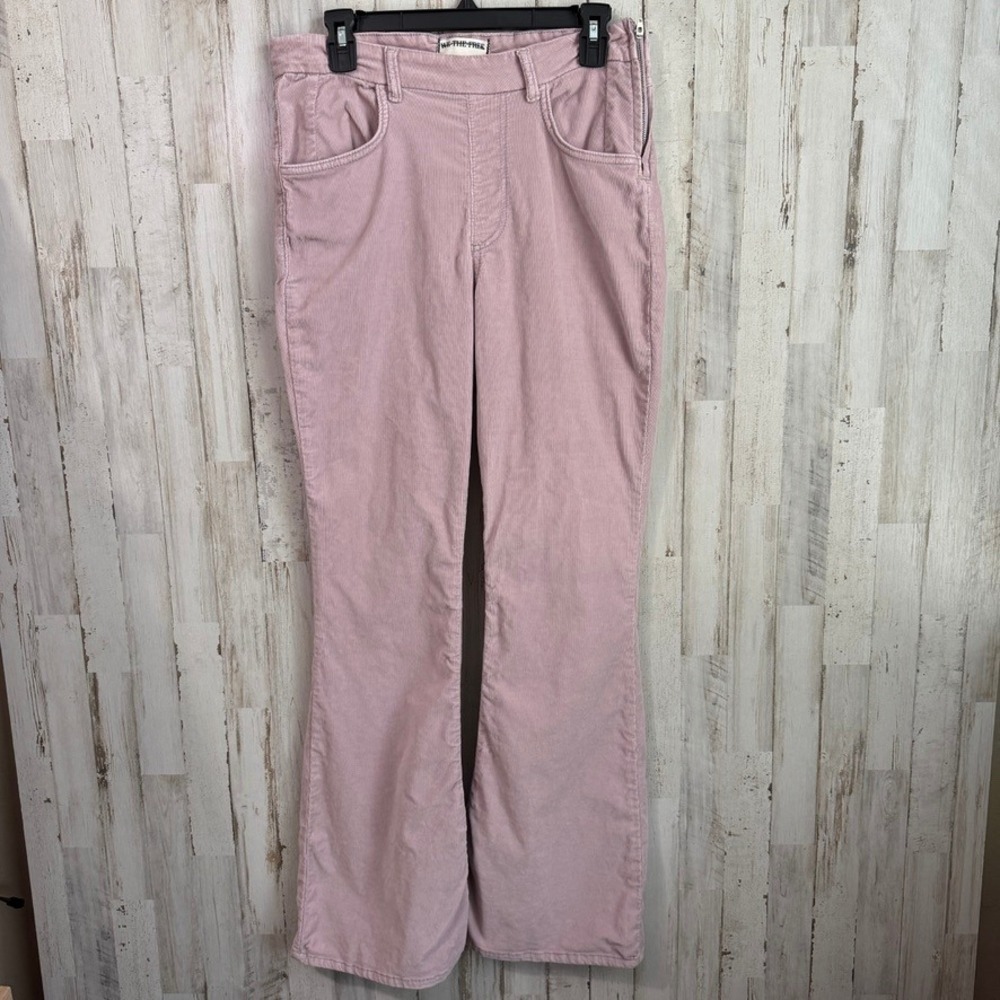 We The Free People CRVY Karma Corduroy Flare Pant Medium High Rise Boho Festival
